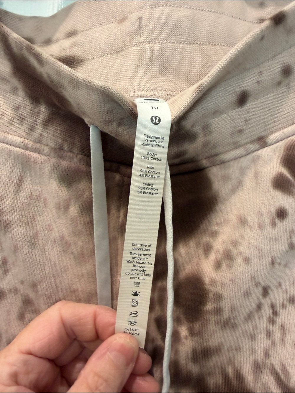 Lululemon athletica Pink/Brown Tie-Dye Women’s Shorts